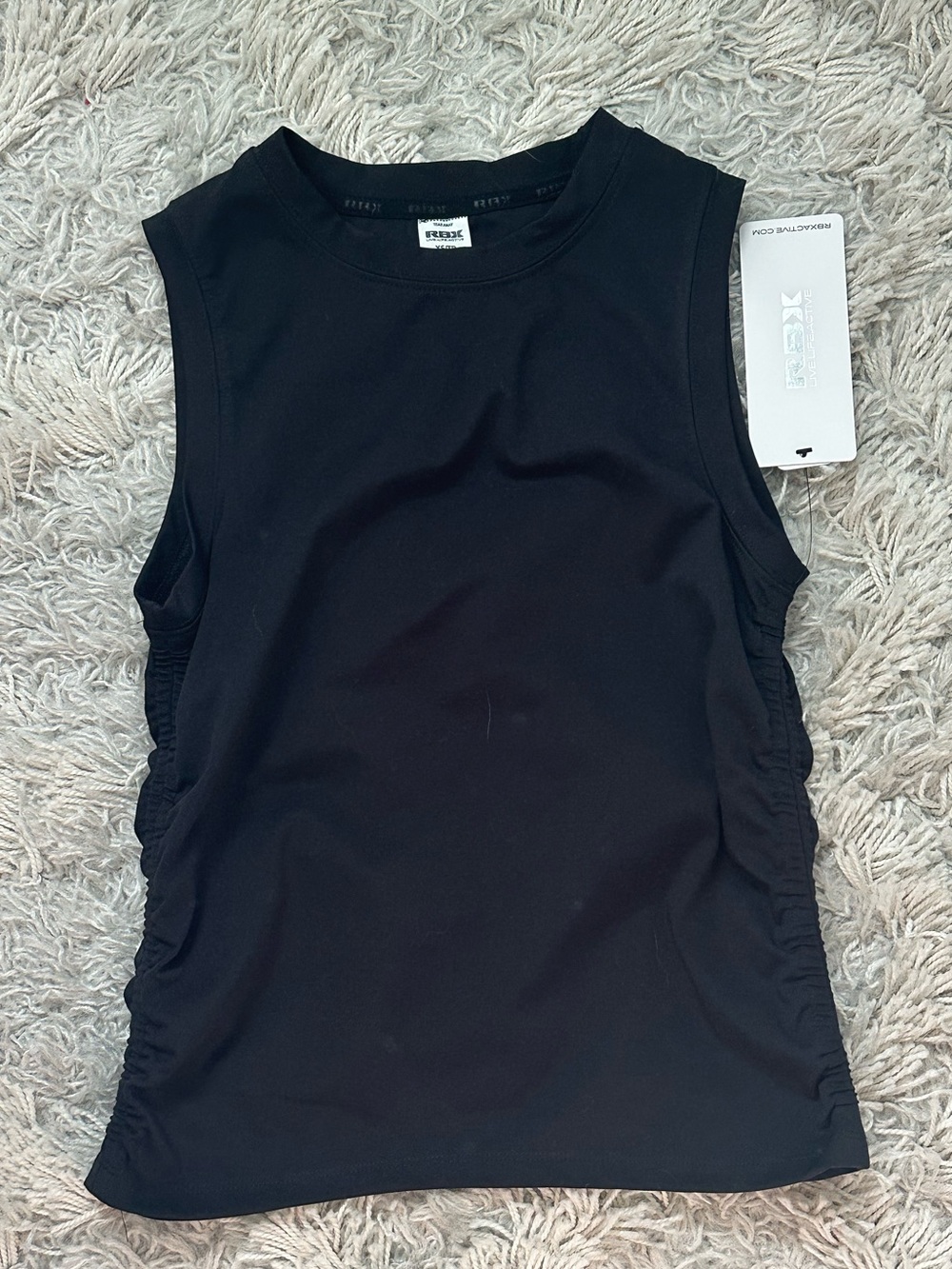 Black tank top
